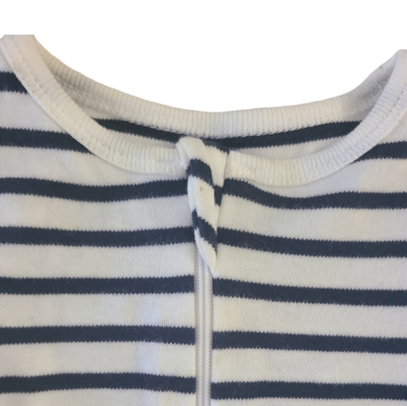 Infant Stripe Elephant Footsie - Picture 3 of 7